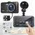 1080P Full HD 4" Dash Cam Dual Lens In Car Video Recorder With Rear Camera DVR