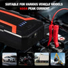 30000mAh Car Battery Booster 12V 600A Jump Starter Pack USB Charger Power Bank