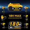 DeWalt 18V 8.0Ah XR DCB182 DCB184 Power Tools OEM Replacement Li-Ion Battery