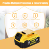 DeWalt 18V 8.0Ah XR DCB182 DCB184 Power Tools OEM Replacement Li-Ion Battery