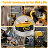 DeWalt 18V 8.0Ah XR DCB182 DCB184 Power Tools OEM Replacement Li-Ion Battery