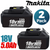 Makita 18V 5.0Ah LXT BL1850 Power Tools Replacement Li-Ion Battery (2-Pack Set)